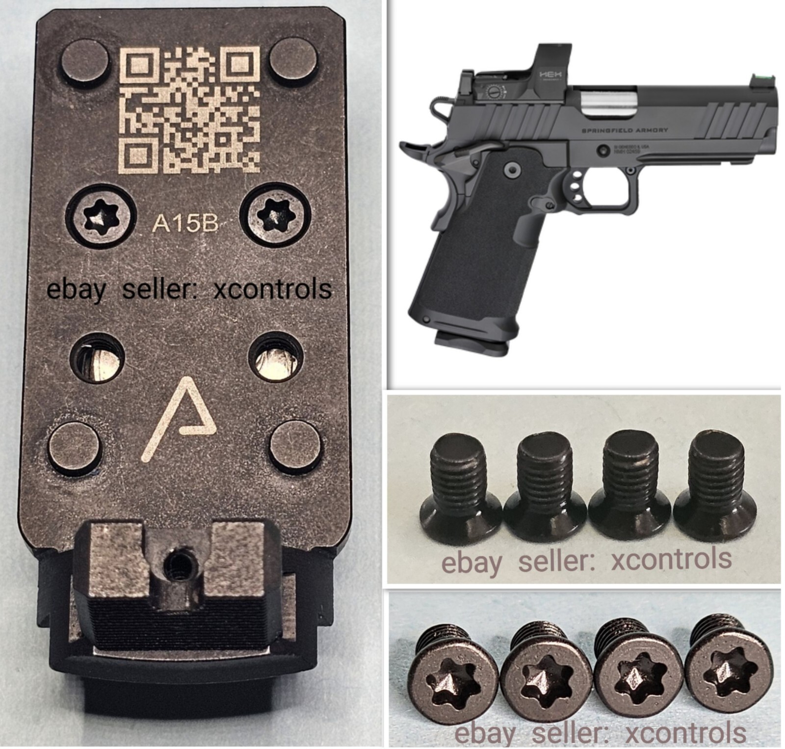 Springfield Armory Prodigy AOS Mounting Plate Screws (NEW UPDATED LENGTH)