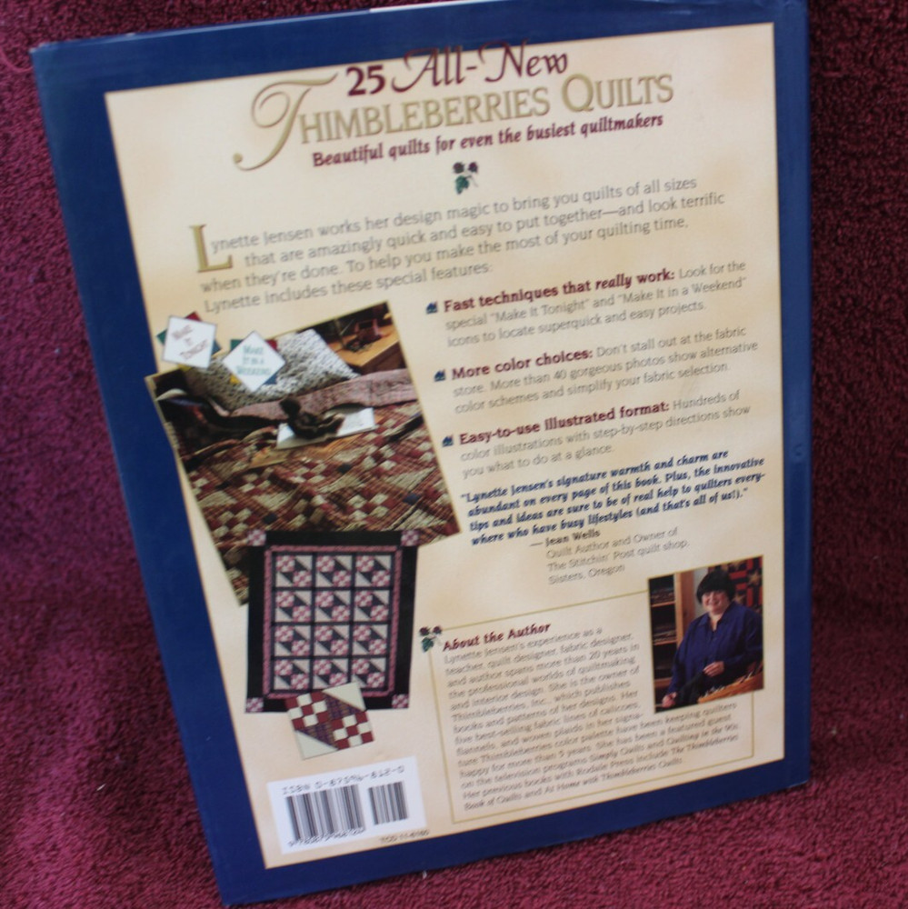 The Thimbleberries Guide For Weekend Quilters - Hardback Book With Dust Jacket