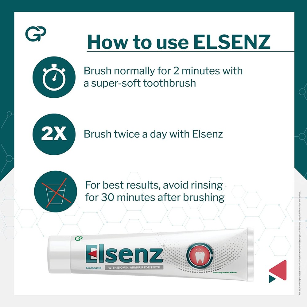 Elsenz Anti Cavity Toothpaste Pack of 3