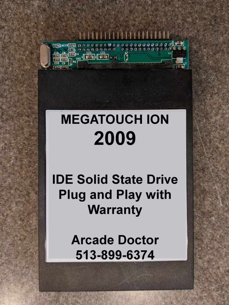 Megatouch ION 2009 IDE SSD Solid State Hard Drive Replacement - Merit Evo Aurora
