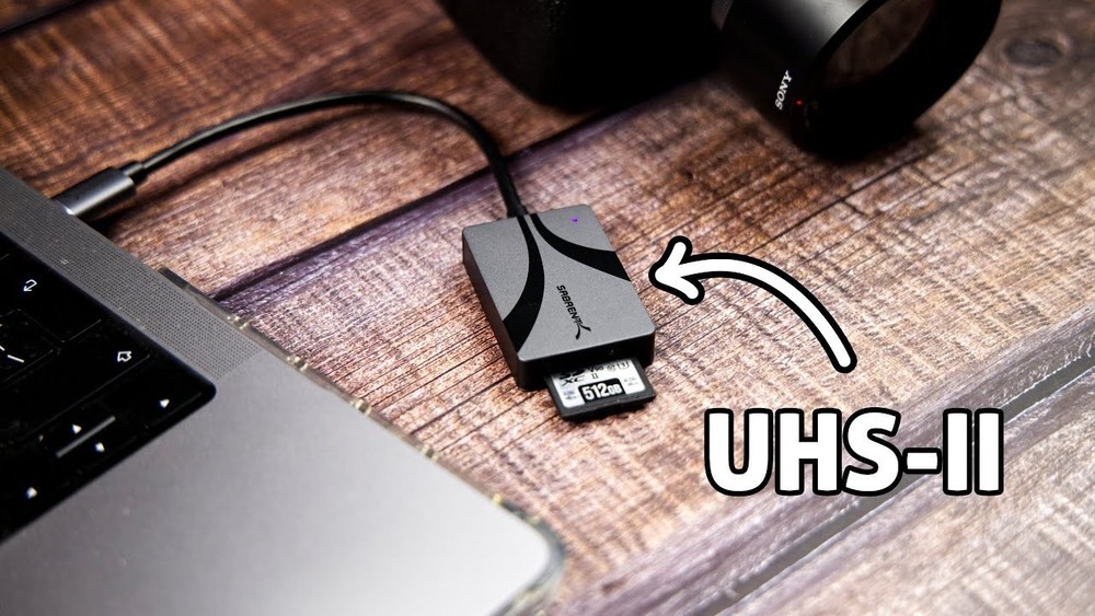 USB Type-C Dual-Slot Card Reader, UHS-II SDXC & microSDXC, Fast Data Transfer