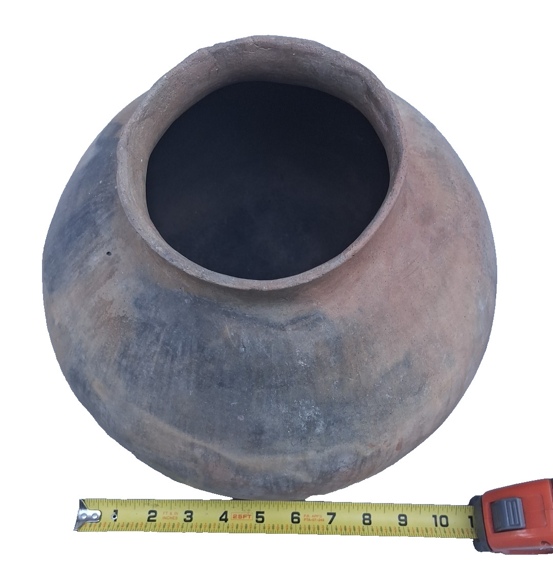 HOHOKAM-PRESCOTT PATAYAN INTACT PLAYAS RED RAMOS BLACK 10in POT 1200-1450 AD