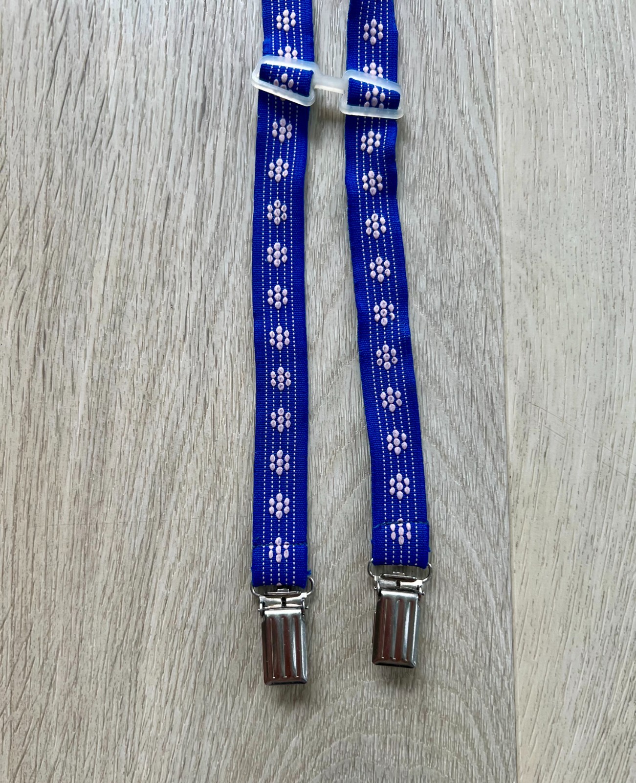 Lot of 3 Suspenders – 2 Vintage Boys Braces 70s–90s + Modern Striped Clip-On