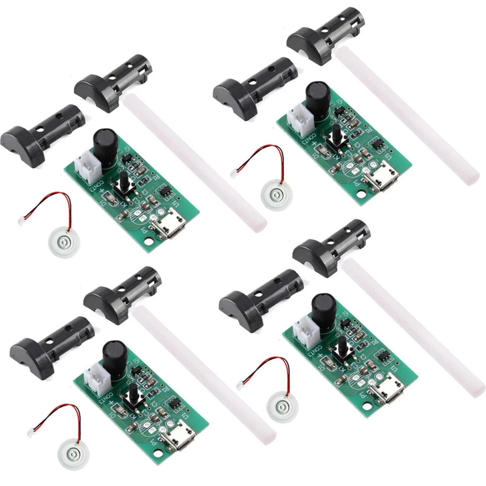 For DIY Humidifier Upgrade 4PCS USB Ultrasonic Fogger Driver Board Set Durable