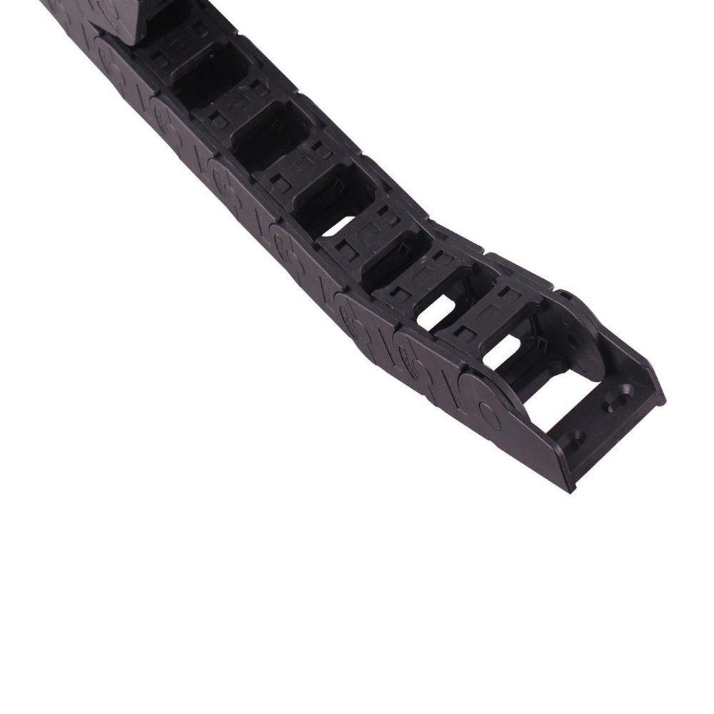 Cable Drag Chain - 1M Long Black CNC Machine Tool Cable Wire Carrier Drag Cha...