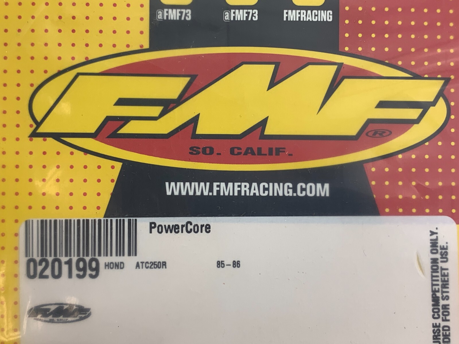 FMF Fatty Pipe & Powercore 2 Silencer Combo for 85-86 Honda ATC 250R