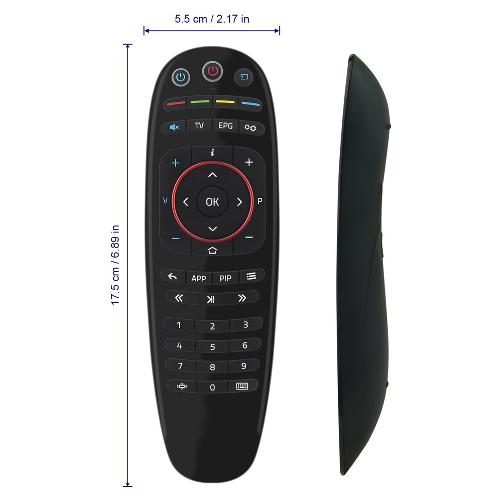 Universal Replace Remote Control Fits Infomir Linux MAG544 MAG524 MAG424 Box