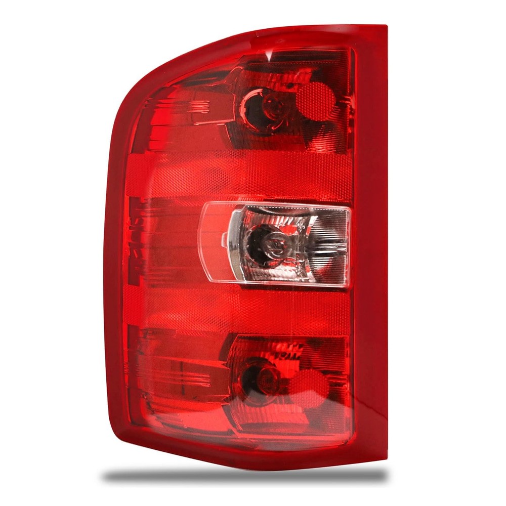 Lathsy Tail Light Assembly Compatible With Left Driver Side, Red Border