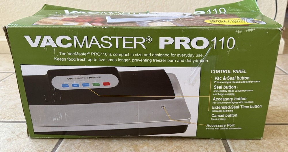 BRAND NEW!!!  VacMaster Pro 110  - Complete Vacuum Packaging System - FREE SHIP!