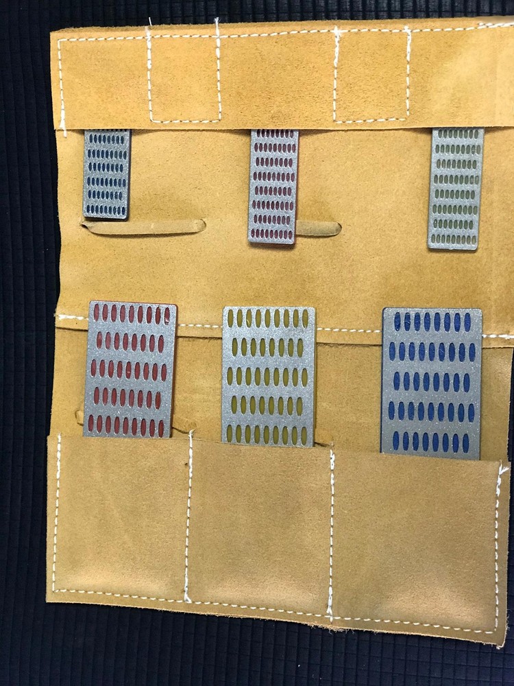 6 Pc Flat Diamond Plate Sharpening Block Tool Set