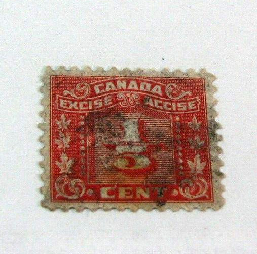 Canada Excise Tax FX54 Used H324