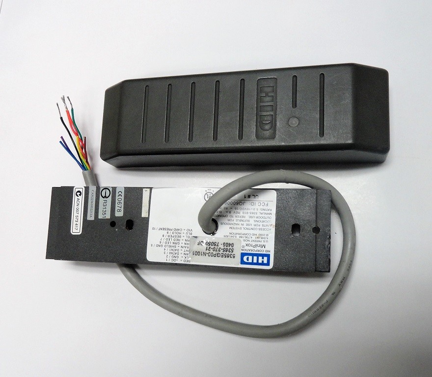 HID MiniProx Reader, 5365EGP00, Gray, Wiegand Format, Used. Guarantee to Work.