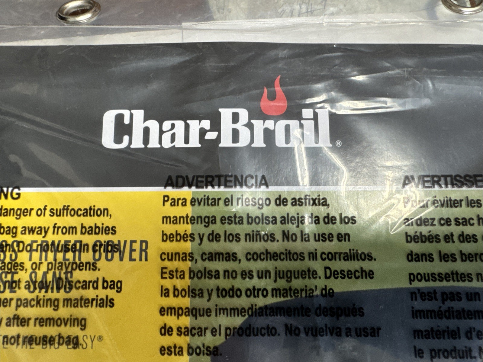 Char-Broil The Big Easy Turkey Fryer Cover -BLACK