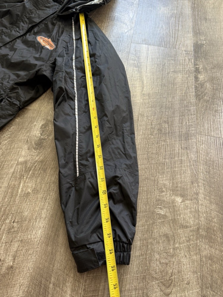 Harley Davidson Medium Rain Waterproof Coated Reflective Jacket Motorcycle
