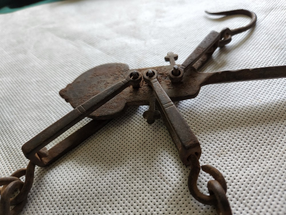 Antique Steelyard Beam Balance Scale