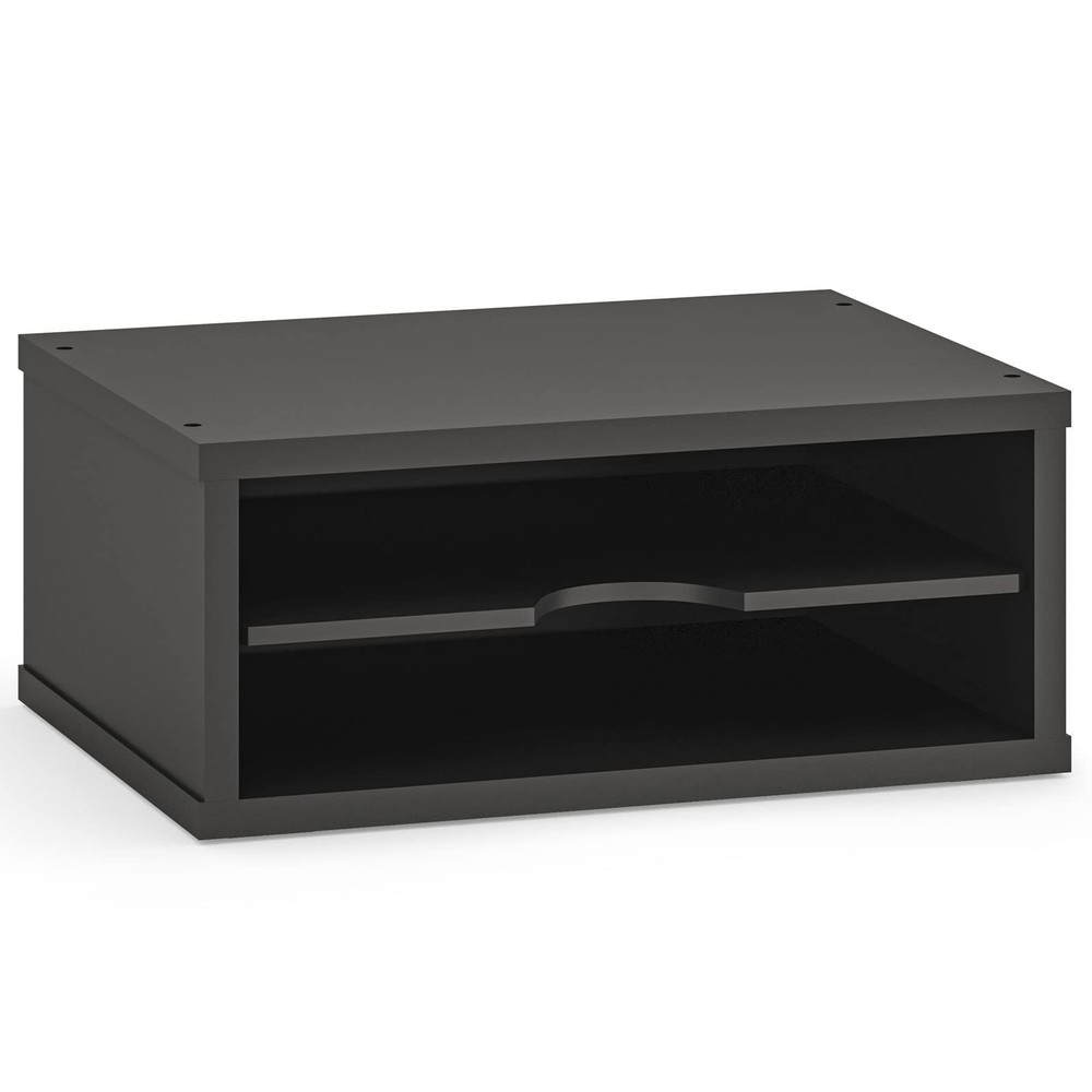 Ballucci File Organizer, 2-Tier Document Paper Sorter, Stackable Wood Desk Or...