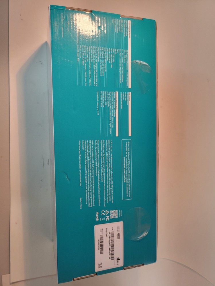 IRIScan Desk 6 12MP USB Table Top Document Scanner Black 462005