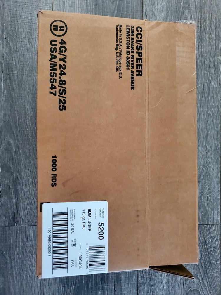 9mm used empty blazer ammo boxes with trays