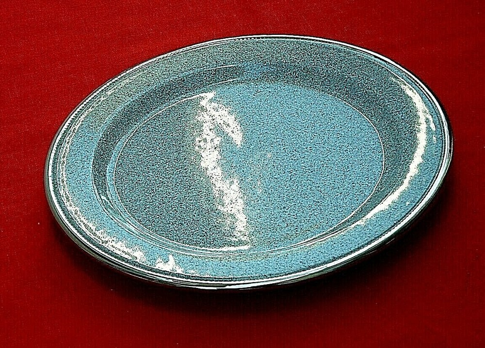 Baldell Ceramic Granito Silver Platter Buffet Serving Tray Round12in