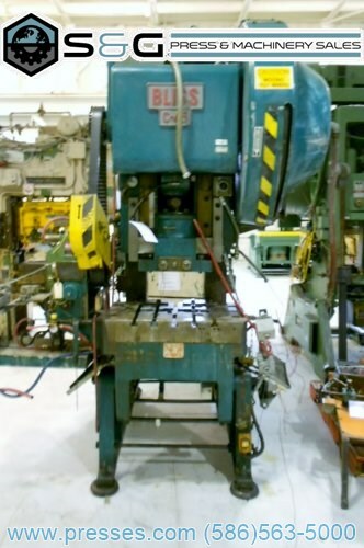 45 TON BLISS C-45, OBI C-FRAME PRESS