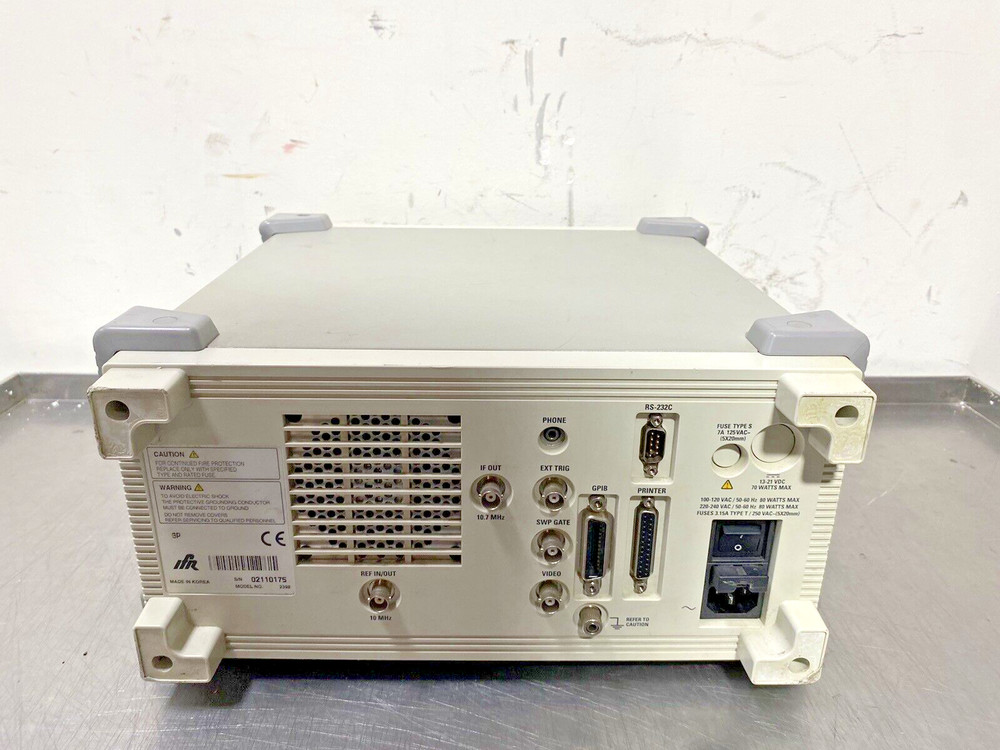 IFR 2398 Spectrum Analyzer 9 kHz - 2.7 GHz / Tested