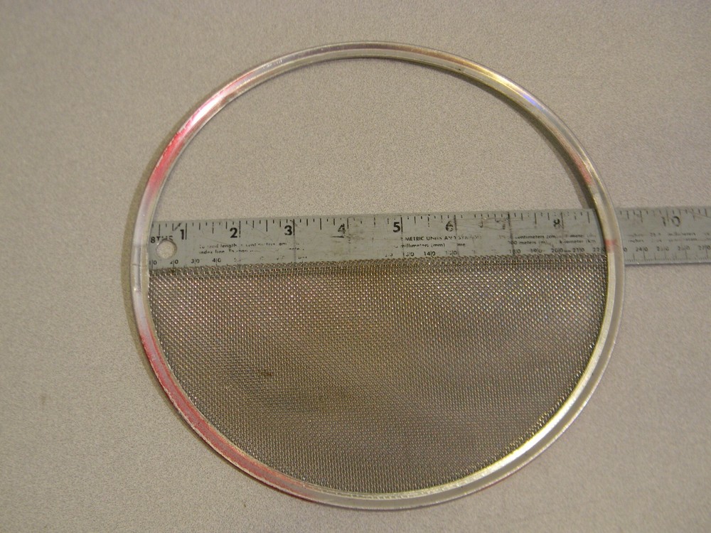9″ Studio Lighting Stainless Steel Wire Scrim Diffusion Half Double