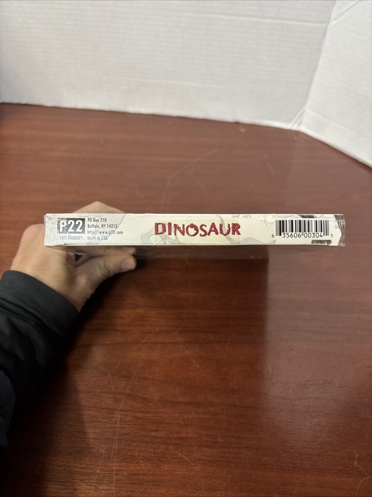Dinosaur “Computer Font Set”- 3.5 Disk For Mac OS ***Sealed