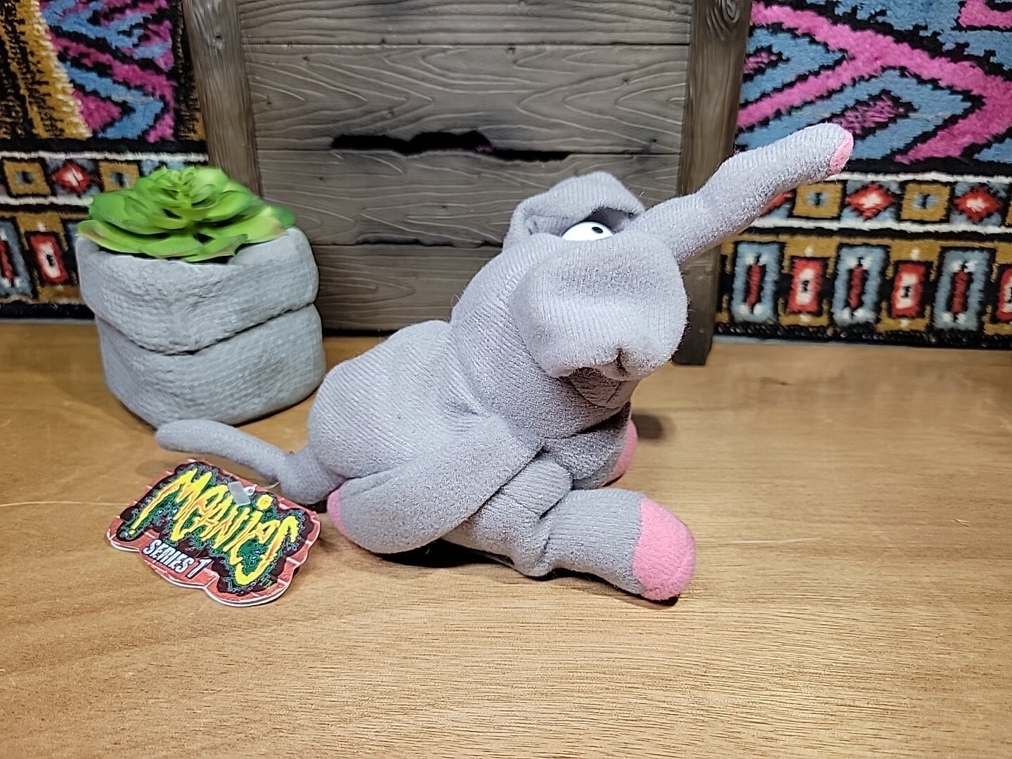 Meanie Beanie Series 1 Bart the Elephant Fart Passing Gas Pooping Crude Plush