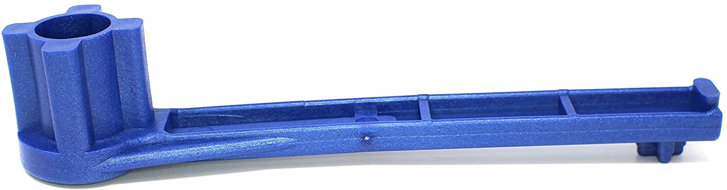 Blue 4-IN-1 Bung Drum Wrench 55-30-15 Gallon Water Barrel Nut Cap Plug