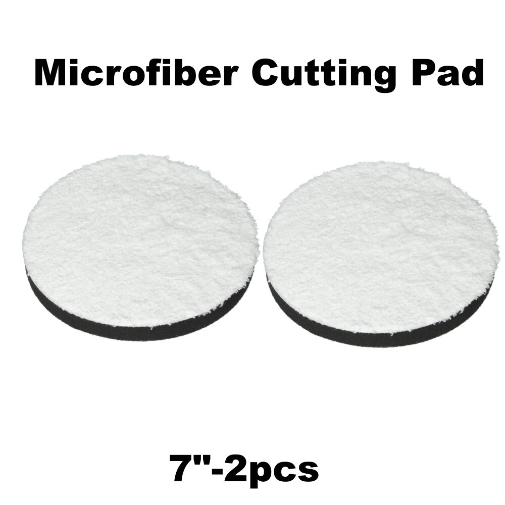 Microfiber Heavy Cutting Pad 7"  Compounding Disc for Fast Cut with Less Labor