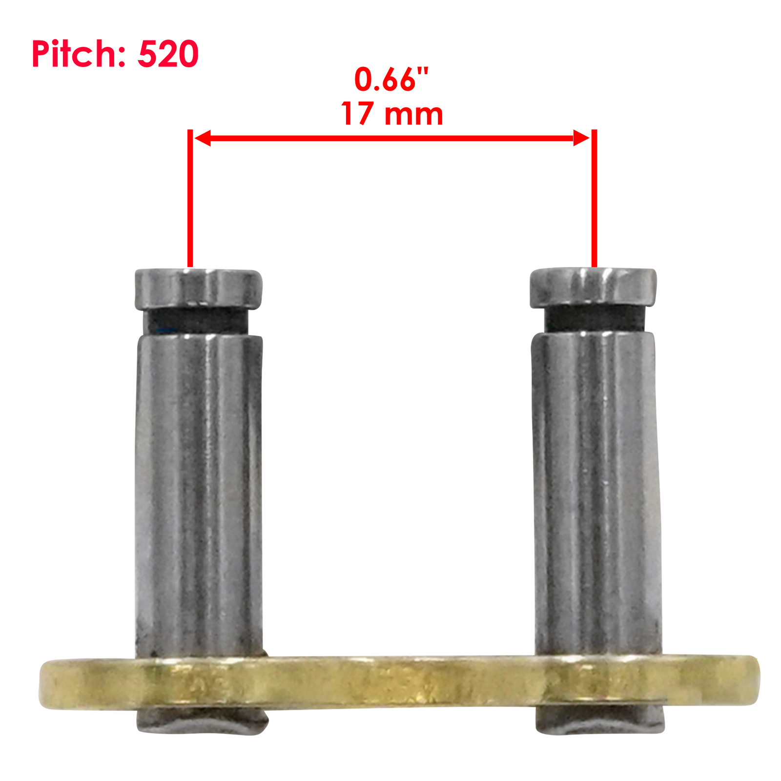 520 Chain Master Link with O Ring For Motorcycle Bike ATV Connecting Link Gold