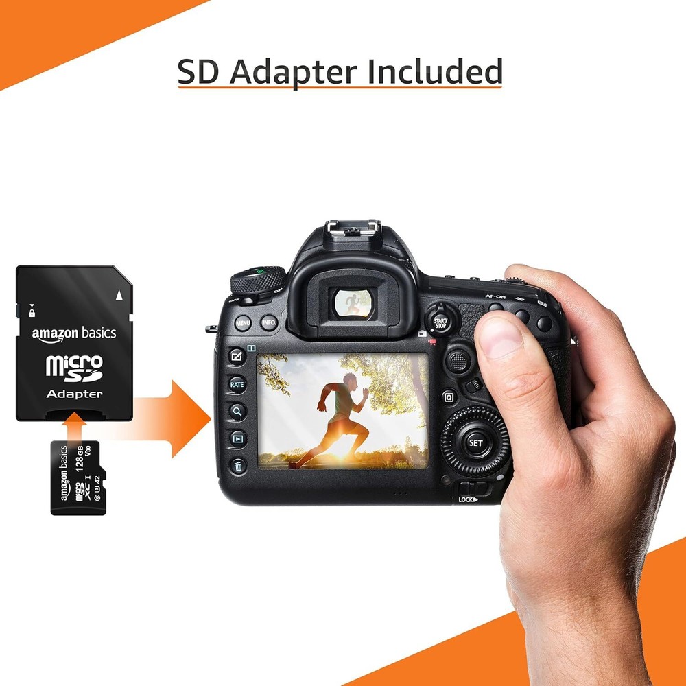 Micro SDXC Memory Card with Full Size Adapter, A2, U3 Read Speed up
