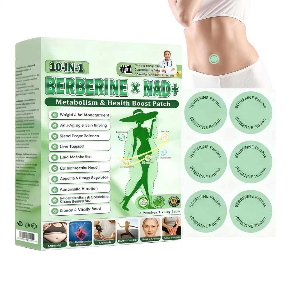 GLORENDA Berberine Mullti-Pathway Metabolic Patch, GLORENDA Patch