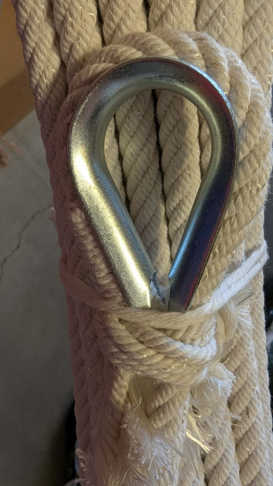 60' Soft Lay Ranch Rope with Metal Honda