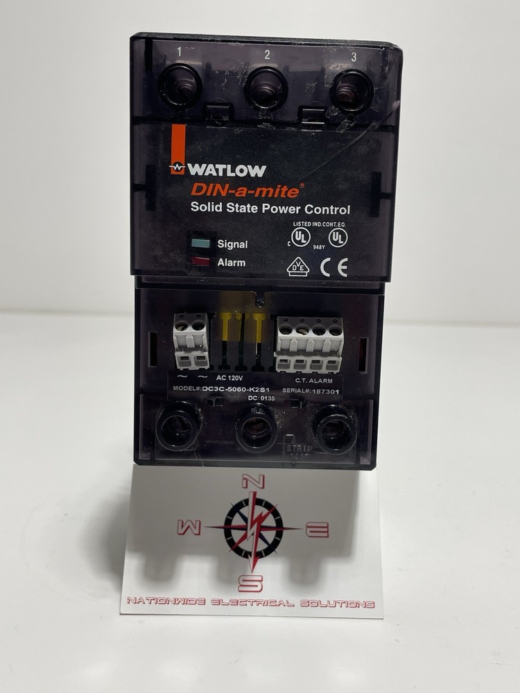 Watlow DC3C-5060-K2S1 Solid State Power Control
