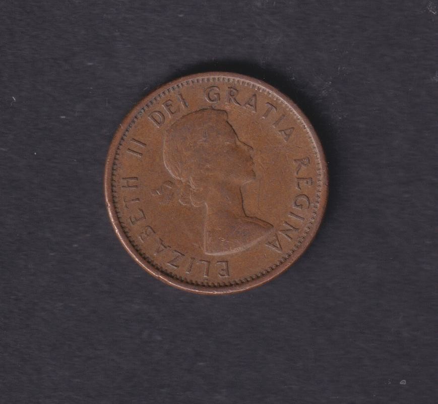 CANADA - 1961 1 Cent Coin (266)