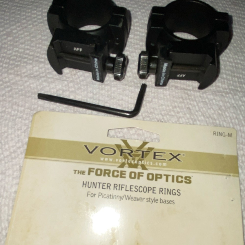 Vortex Optics Hunter 1" Medium Scope Rings Picatinny Weaver Aluminum Mount