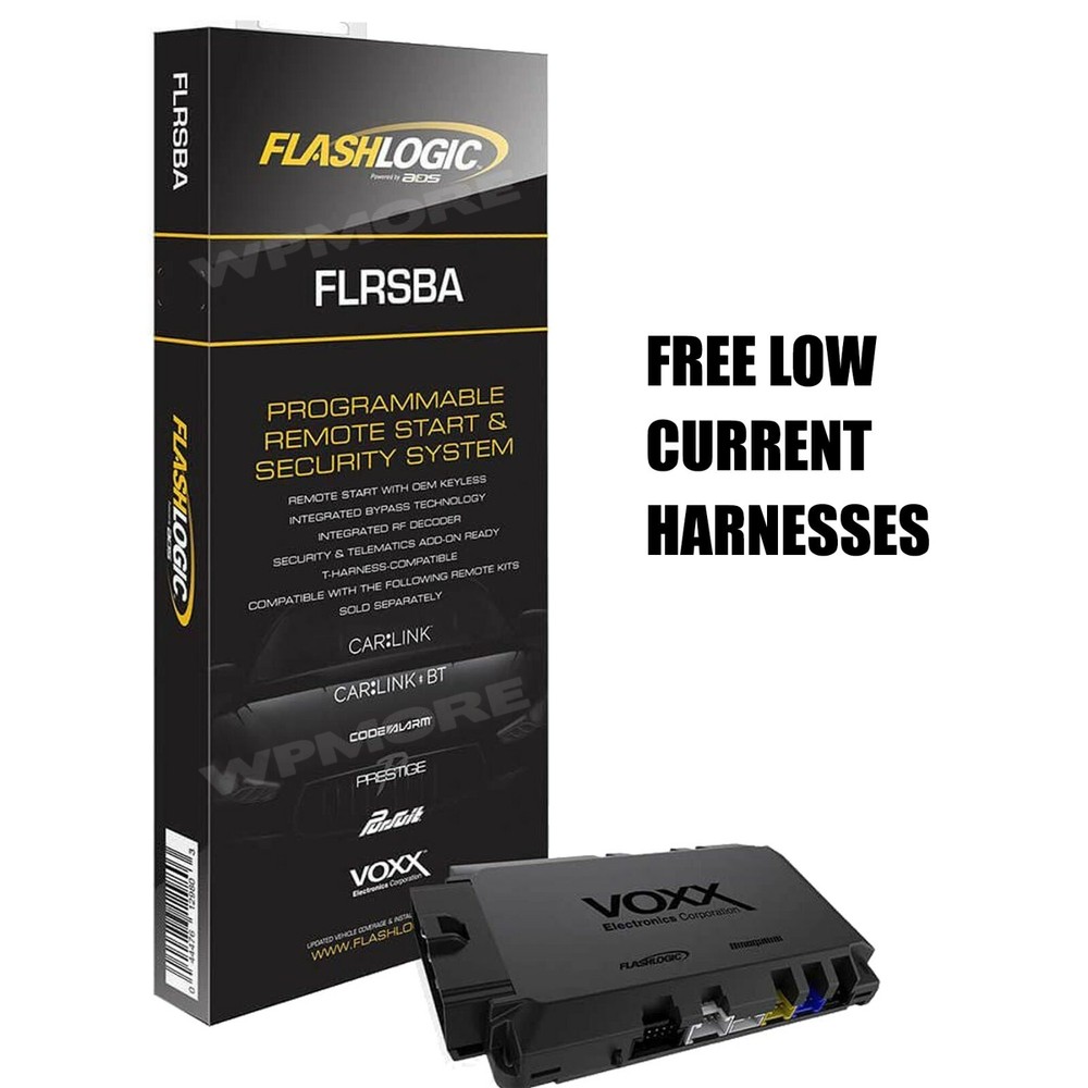 Flashlogic FLRSBA Remote Start Module 3X LOCK + ADS-AHR-PWR High-Current Harness
