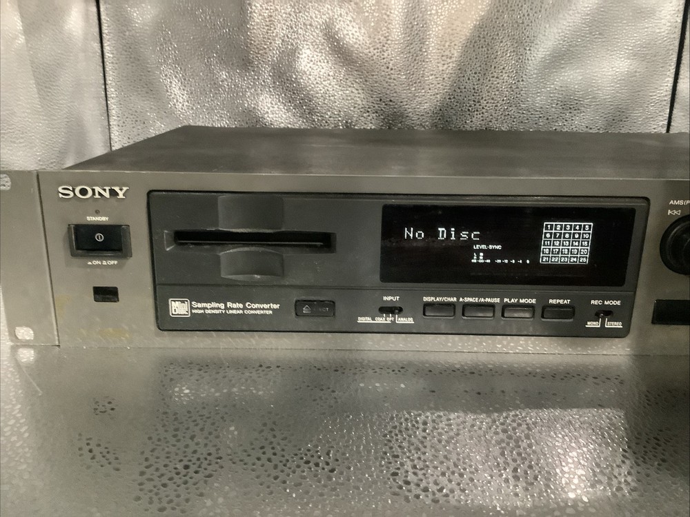 Sony MDS-E58 Minidisc Player Recorder MD Deck Rackmount