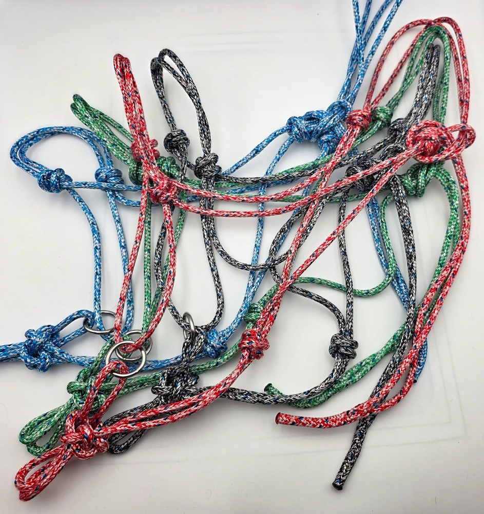 Sustainable Rope Halter With Sliding Ring