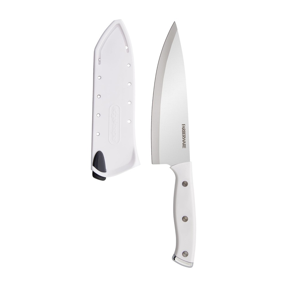 Farberware Edgekeeper Triple Riveted Chef Self-Sharpening Blade Cover, High C...