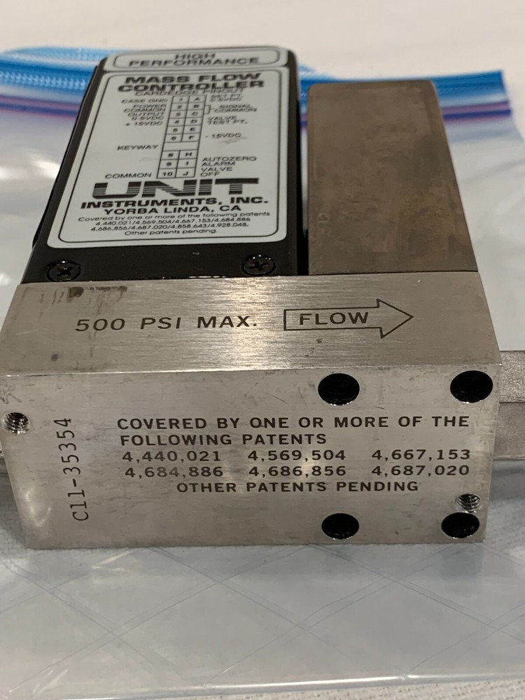 Unit Instruments High Performance Mass Flow Controller Model UFC-1100A Gas SIH4