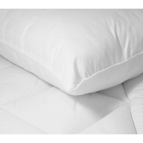 Mainstays Comfort Complete Bed Pillow, Standard/Queen (2 Pack)