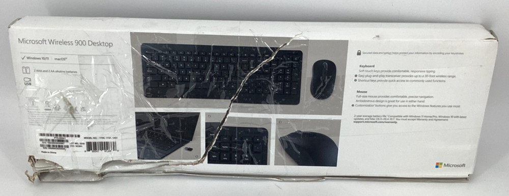 Microsoft Wireless Desktop 900 PT3-00001 ✨🔥✨FULLY FUNCTIONAL!!✨🔥✨