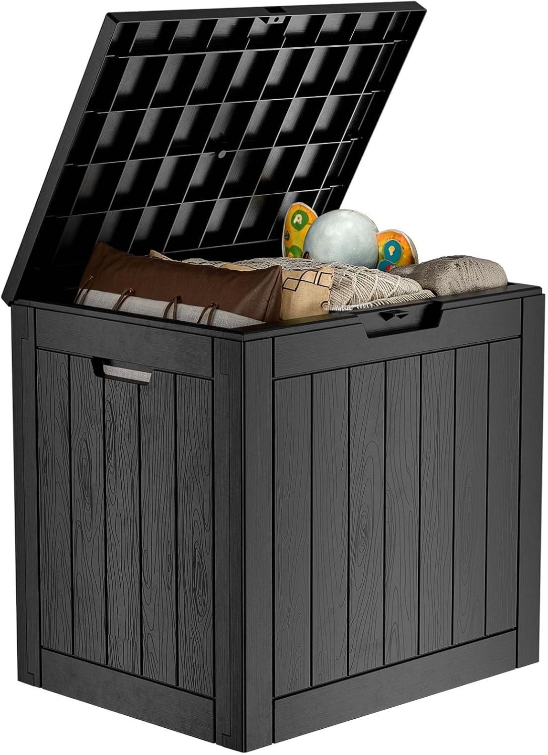 30 Gallon Resin Deck Box - Lockable, Durable Outdoor Storage for Every Need