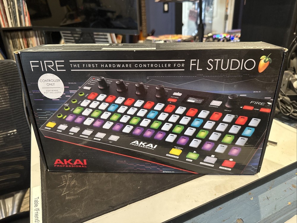 Fire (Controller Only) – USB MIDI Controller for FL Studio with 64 pad RGB Cl...