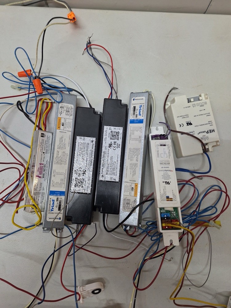 Mixed Lot LED Drivers & Electronic Ballasts — Untested / As-Is