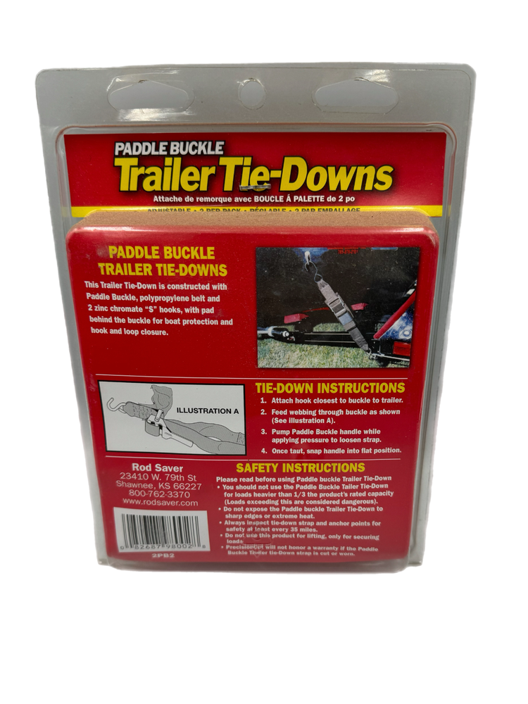 Rod Saver 2' Trailer Tie-Downs 2PB2