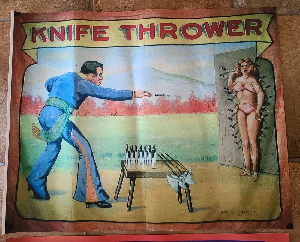 Posters Sideshow Circus Freak Show Carny 7 Total Magic READ