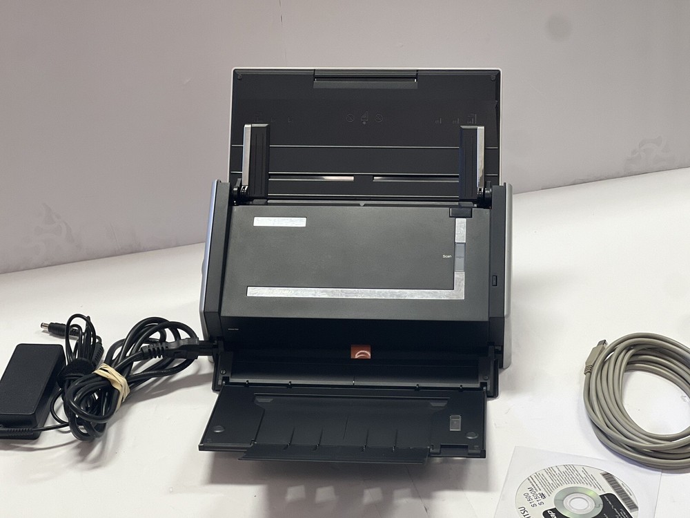 Fujitsu Scan Snap S1500 Scanner w/ AC Adapter+USB+CD